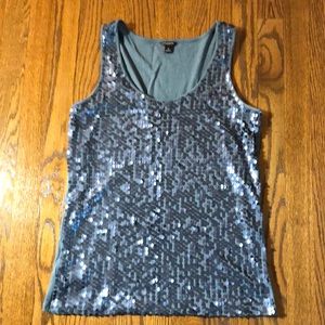 Ann Taylor Sequined Shell